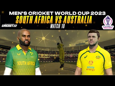 South Africa vs Australia - Highlights | ICC Cricket World Cup 2023 | Cricket 22 [4K60FPS]