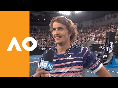 Alexander Zverev: &quot;I love playing in this country!&quot; | Australian Open 2020 On-Court Interview R3