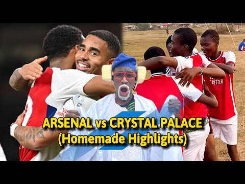 ARSENAL 3-2 CRYSTAL PALACE (Homemade Highlights) 🤩🔨 commentary by Seb Hutchinson and Alan Smith