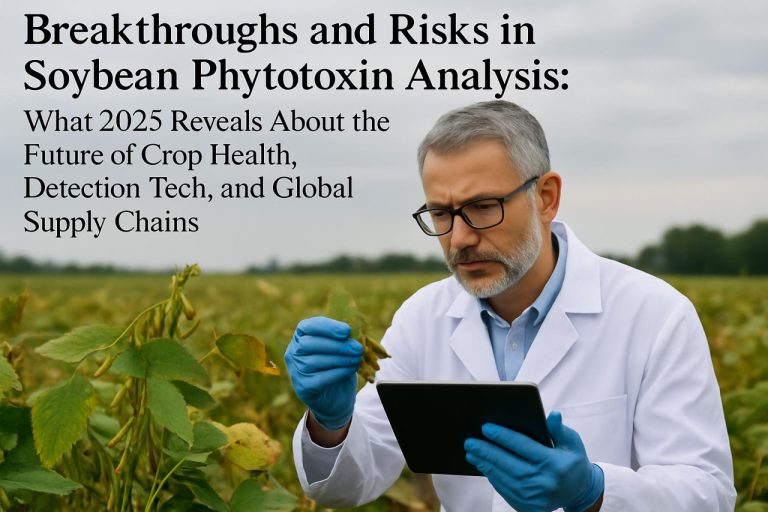 Avances y Riesgos en el Análisis de Fitotoxinas de Soja: Lo que 2025 Revela sobre el Futuro de la Salud de los Cultivos, la Tecnología de Detección y las Cadenas de Suministro Globales.